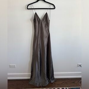 NWT XS Zara Strappy Satin Dress